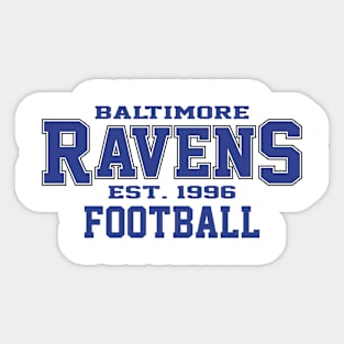 Vintage BLTM Ravens Football Sticker